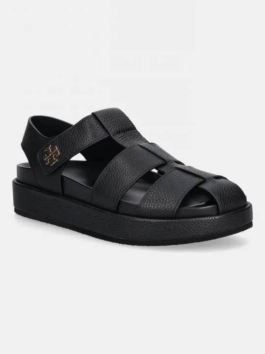 Obrázek produktu Tory Burch Kožené sandály Tory Burch Kira Fisherman Sport Sandal černá