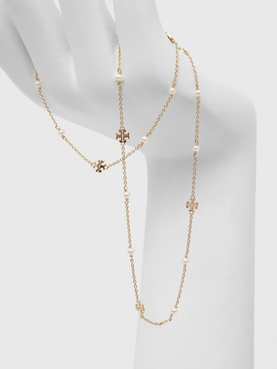Obrázek produktu Tory Burch Náhrdelník Tory Burch Delicate Kira Pearl zlatá