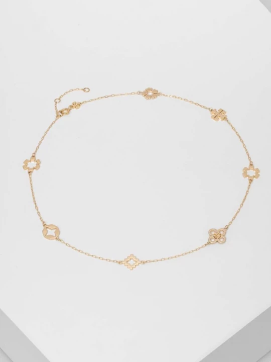 Obrázek produktu Tory Burch Náhrdelník Tory Burch Kira Clover zlatá