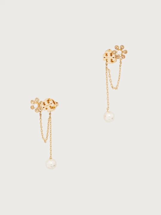 Obrázek produktu Tory Burch náušnice dámské Moondance zlatá