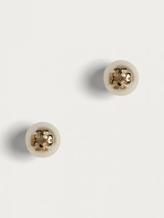 Obrázek produktu Tory Burch Náušnice Tory Burch KIRA PEARL STUD zlatá
