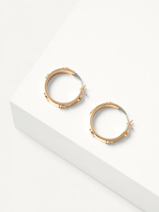 Obrázek produktu Tory Burch Náušnice MILLER STUD HUGGIE zlatá