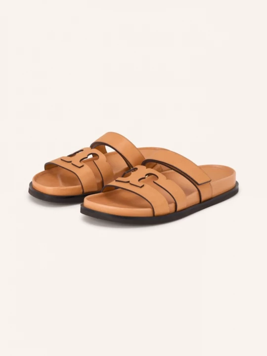 Obrázek produktu Tory Burch Pantofle Ines hnědá / zlatá