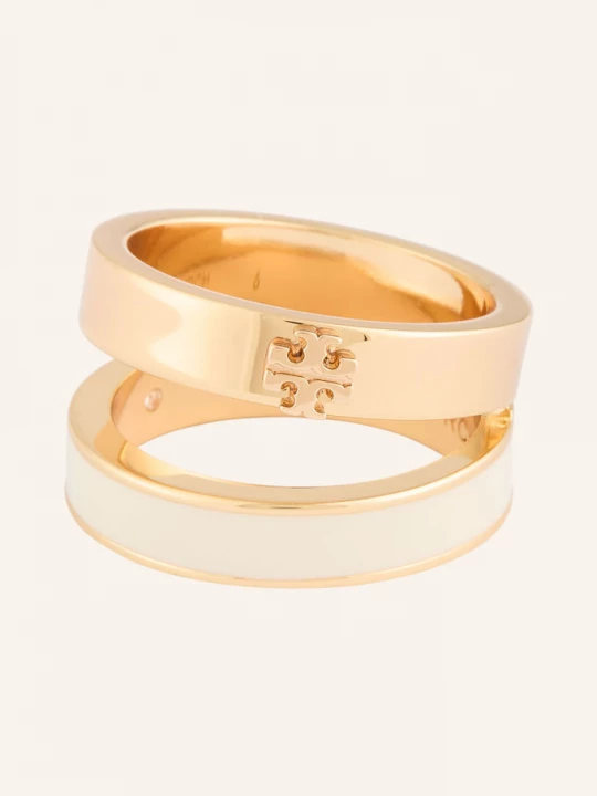 Obrázek produktu Tory Burch Prsten Icon zlatá / bílá