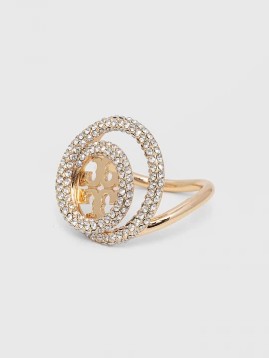 Obrázek produktu Tory Burch Prstýnek Tory Burch Miller Pave Double zlatá