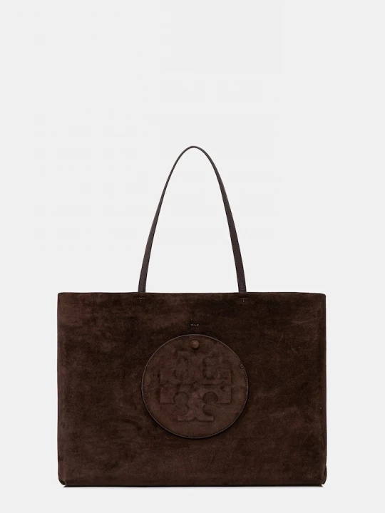 Obrázek produktu Tory Burch Semišová kabelka Tory Burch Ella hnědá