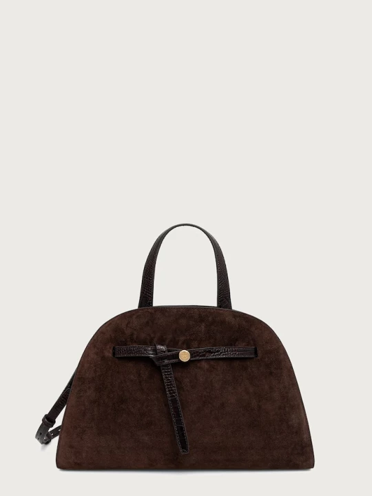 Obrázek produktu Tory Burch taška dámská semišová Romy Suede Bauletto hnědá