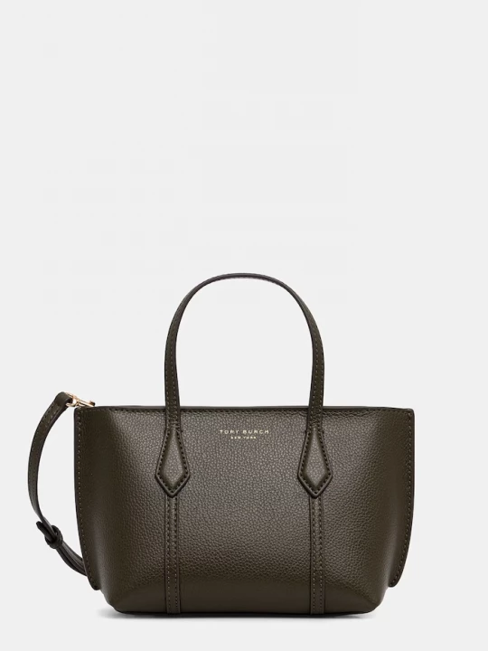 Obrázek produktu Tory Burch tote taška dámská kožená Perry zelená