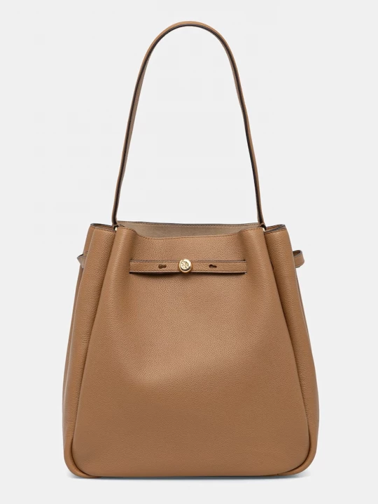 Obrázek produktu Tory Burch tote taška dámská kožená Romy béžová