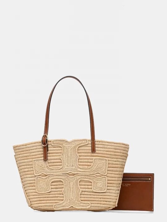 Obrázek produktu Tory Burch tote taška dámská pletená Ella béžová
