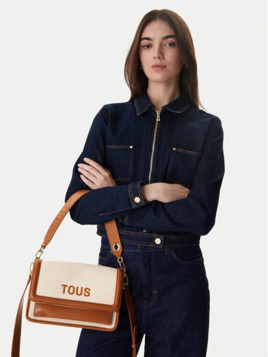 Obrázek produktu TOUS Kabelka BANDOLERA M. AUDREE CANVAS 2002202743 Hnědá