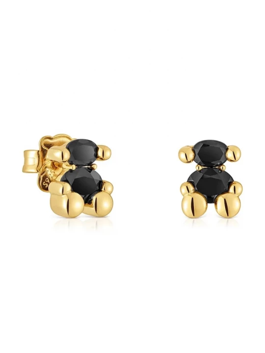 Obrázek produktu Tous Pozlacené stříbrné náušnice Tous Bold Bear Gem zlatá