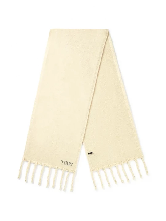 Obrázek produktu Tous Šátek z vlněné směsi Tous TEXTIL béžová