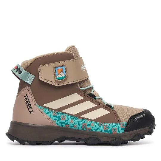Obrázek produktu Trekingová obuv adidas Minecraft Terrex Snow Cf Climawarm Winter Shoes Kids KJ6490 Tmavě béžová