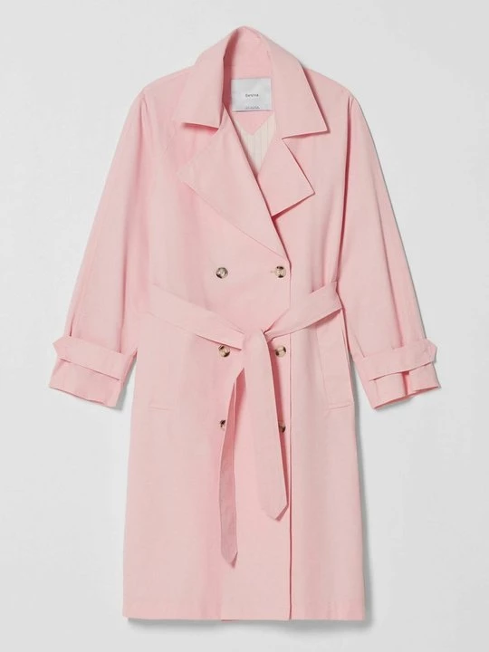 Obrázek produktu Trenčkot Bershka růžová