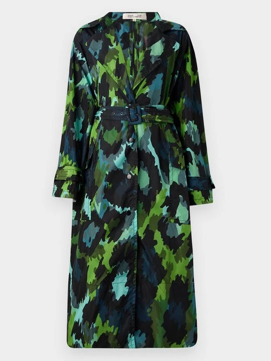 Obrázek produktu Trenčkot Diane Von Furstenberg tmavě zelená