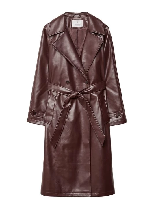 Obrázek produktu Trenčkot Stradivarius bordeaux