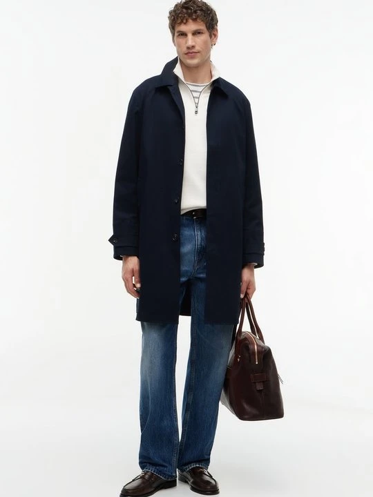 Obrázek produktu Trenčkot Tommy Hilfiger tmavě modrá