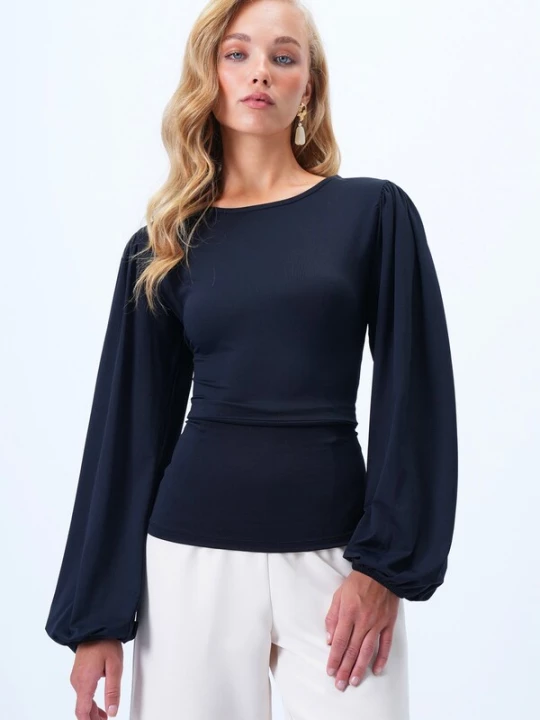 Obrázek produktu Trend Alaçatı Stili Halenka černá