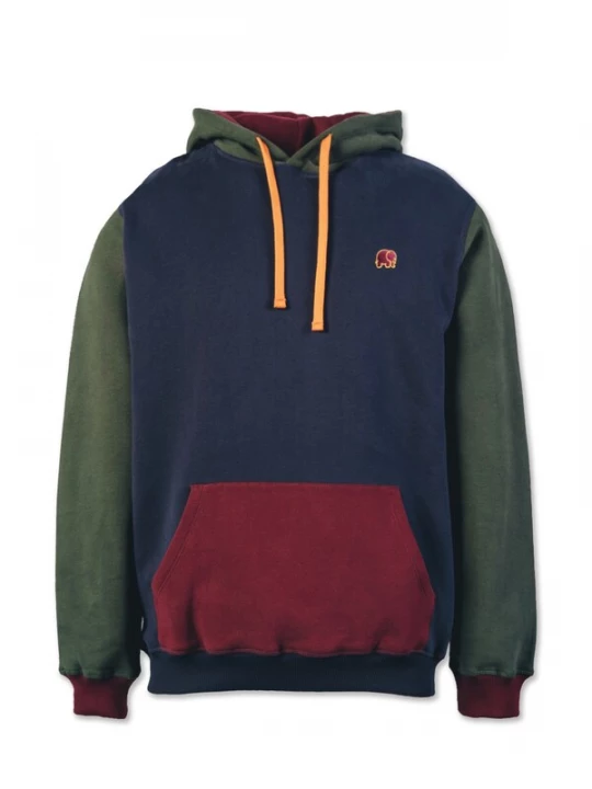 Obrázek produktu Trendsplant Mikina ' COLOR BLOCK '  námořnická modř / zelená / červená