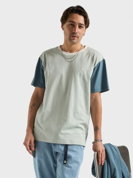 Obrázek produktu Trendsplant Tričko ' COLOR BLOCK ' zelená / smaragdová