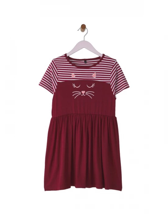Obrázek produktu Trendyol Šaty růžová / purpurová / bílá
