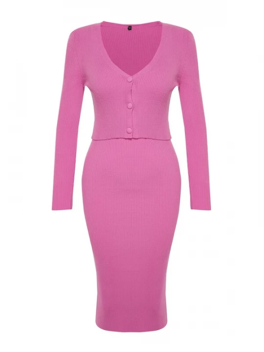 Obrázek produktu Trendyol Úpletové šaty pink