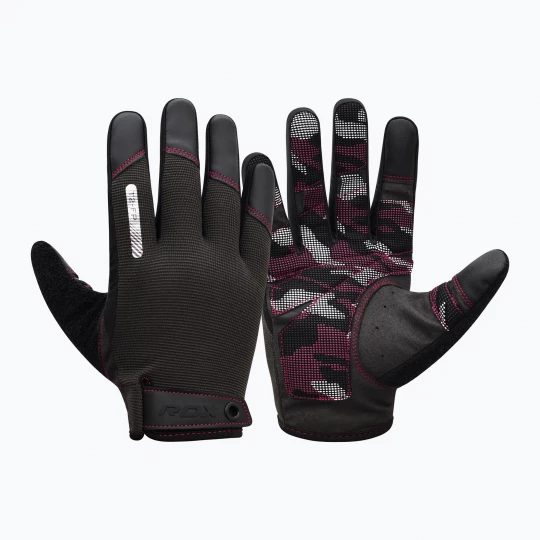 Obrázek produktu Tréninkové rikavice RDX T2 Touch Screen Friendly Full Finger Gym Gloves full pink