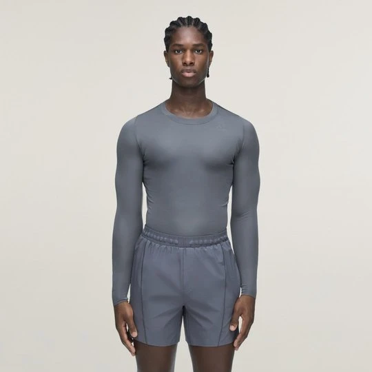 Obrázek produktu Tréninkové tričko adidas x entire studios Techfit Compression s dlouhým rukávem Granite