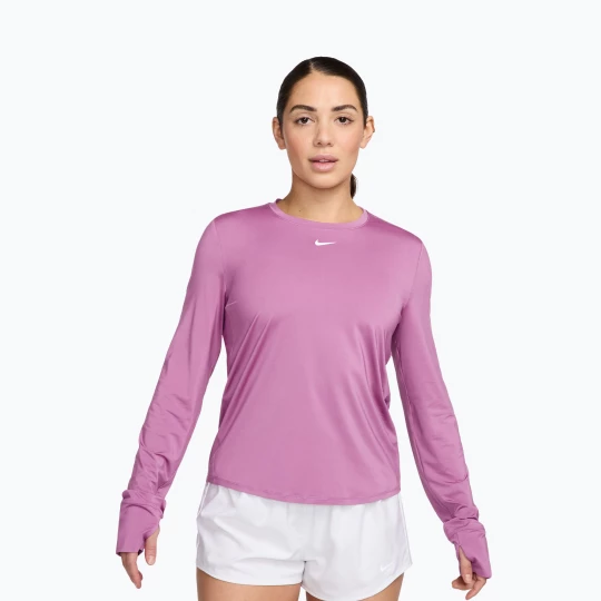 Obrázek produktu Tréninkové tričko Longsleeve Nike One Classic Dri-Fit light magenta / white Růžová