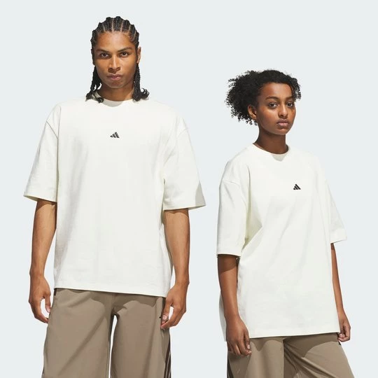 Obrázek produktu TRIČKO ADIDAS BASKETBALL SINGLE JERSEY Off White