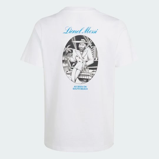 Obrázek produktu TRIČKO MESSI ICON GRAPHIC Adidas bílá