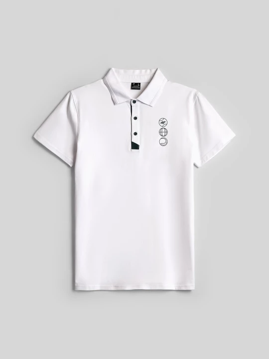 Obrázek produktu Polo regular pánské - bílé 4F