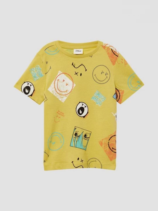 Obrázek produktu Tričko s potiskem Smiley® s.Oliver žlutá