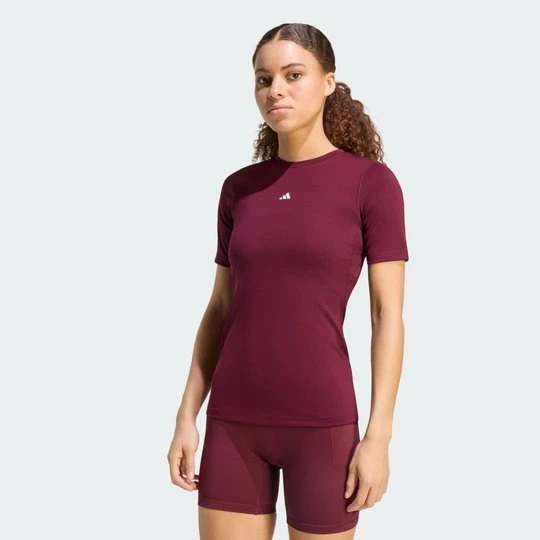 Obrázek produktu Tréninkové tričko TECHFIT Adidas vínová