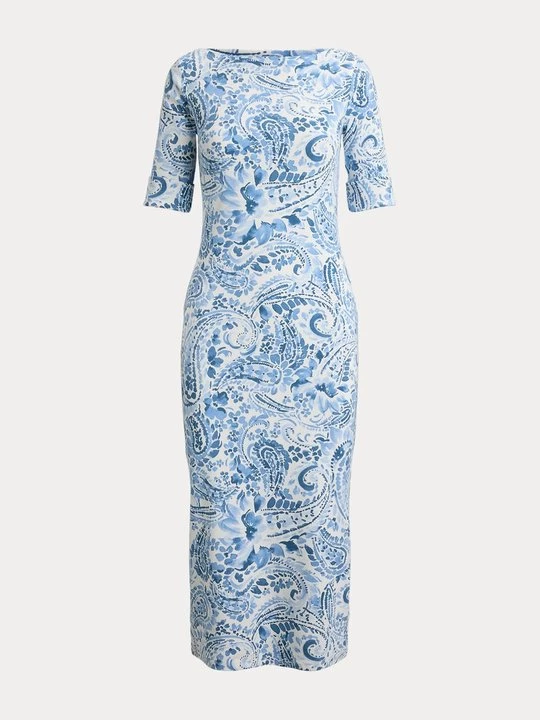 Obrázek produktu Tričkové šaty Lauren Ralph Lauren světle modrá