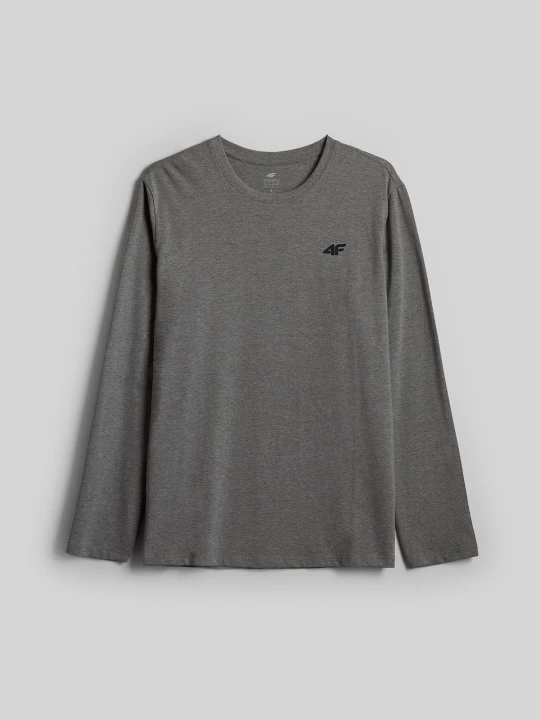 Obrázek produktu 4F Longsleeve slim hladký pánský - šedý