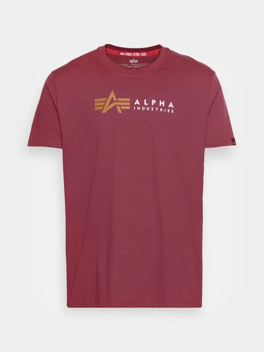 Obrázek produktu Triko s potiskem Alpha Industries bordó