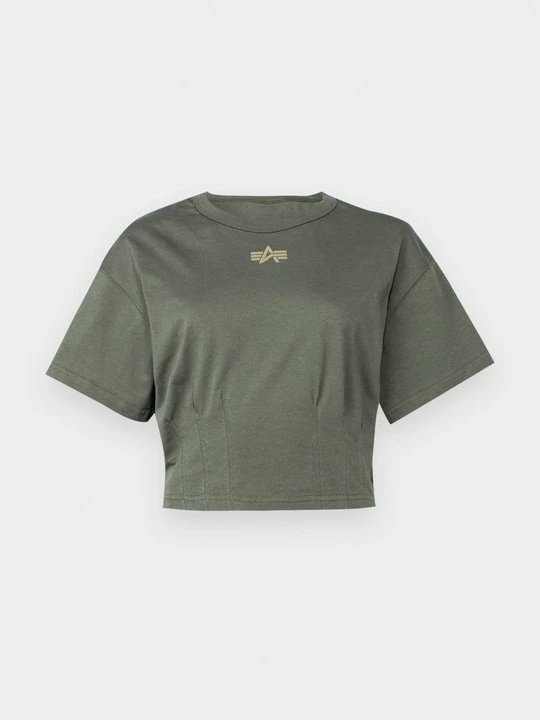 Obrázek produktu Triko s potiskem Alpha Industries tmavě zelená