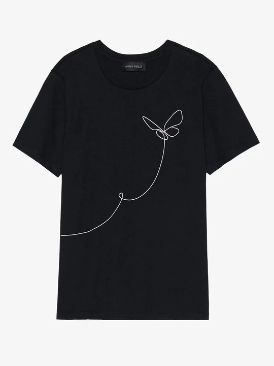 Obrázek produktu Triko s potiskem Anna Field By Zalando černá