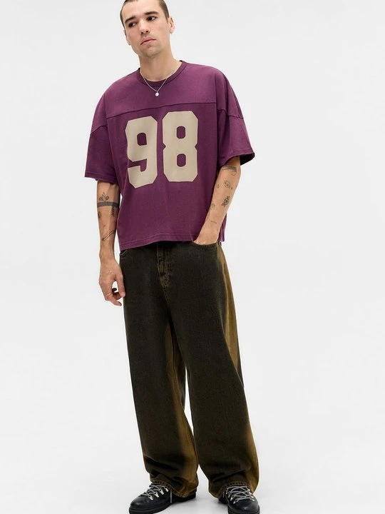 Obrázek produktu Triko s potiskem BDG Urban Outfitters tmavě červená