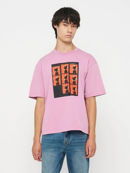 Obrázek produktu Triko s potiskem Calvin Klein Jeans fialová