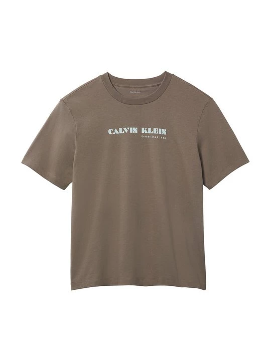 Obrázek produktu Triko s potiskem Calvin Klein Jeans olivová