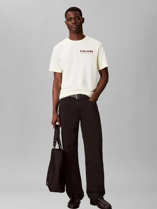Obrázek produktu Triko s potiskem Calvin Klein Jeans světle žlutá