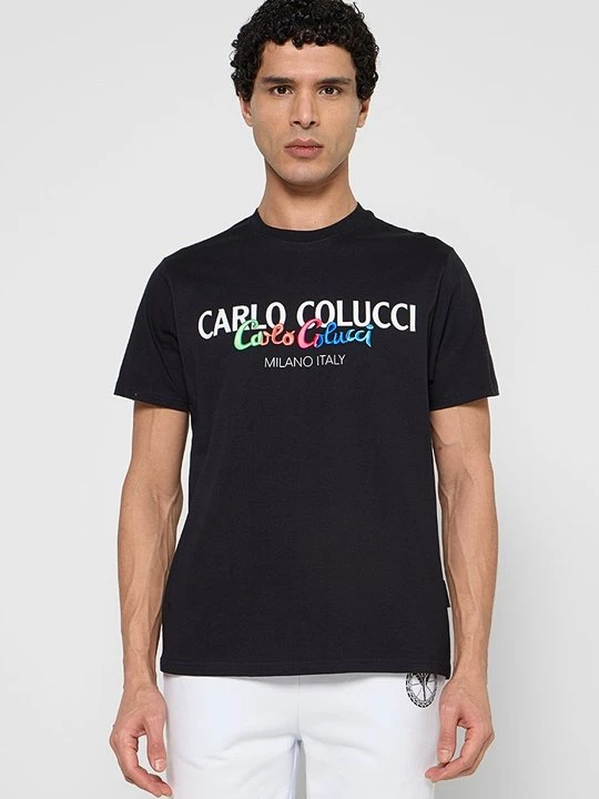 Obrázek produktu Triko s potiskem Carlo Colucci černá