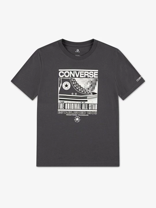 Obrázek produktu Triko s potiskem Converse antracitová