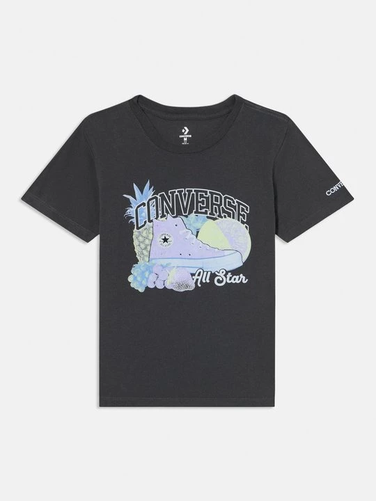 Obrázek produktu Triko s potiskem Converse antracitová