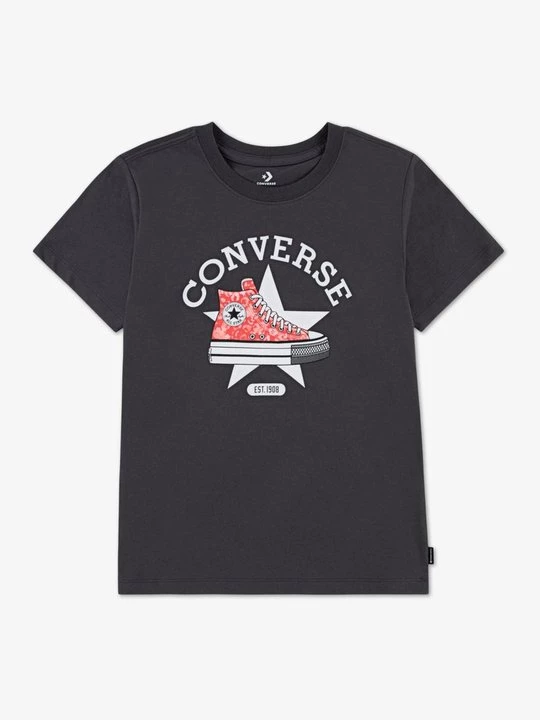 Obrázek produktu Triko s potiskem Converse antracitová