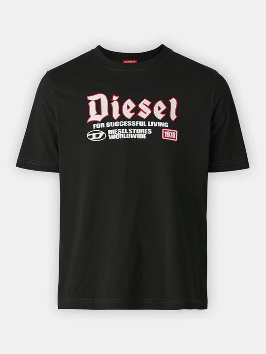 Obrázek produktu Triko s potiskem Diesel černá