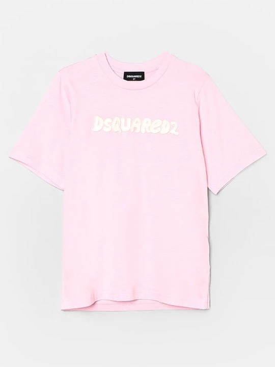 Obrázek produktu Triko s potiskem Dsquared2 světle růžová